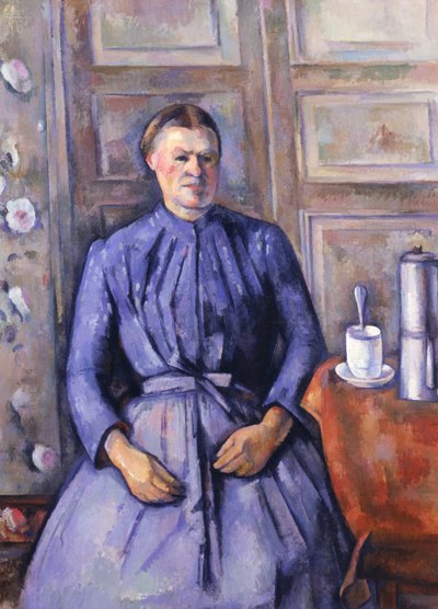 Frau mit einer Kaffeekanne, ca. 1890-95 von Paul Cézanne